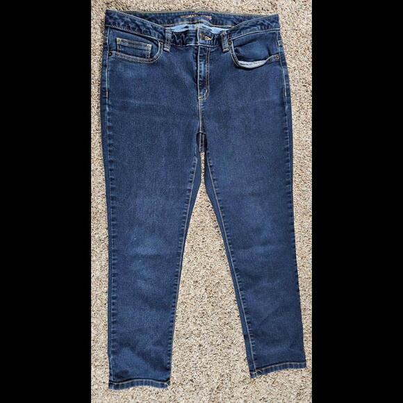 Michael Kors Womens Izzy Cropped Skinny Fit Jeans Size 8 - Picture 1 of 11